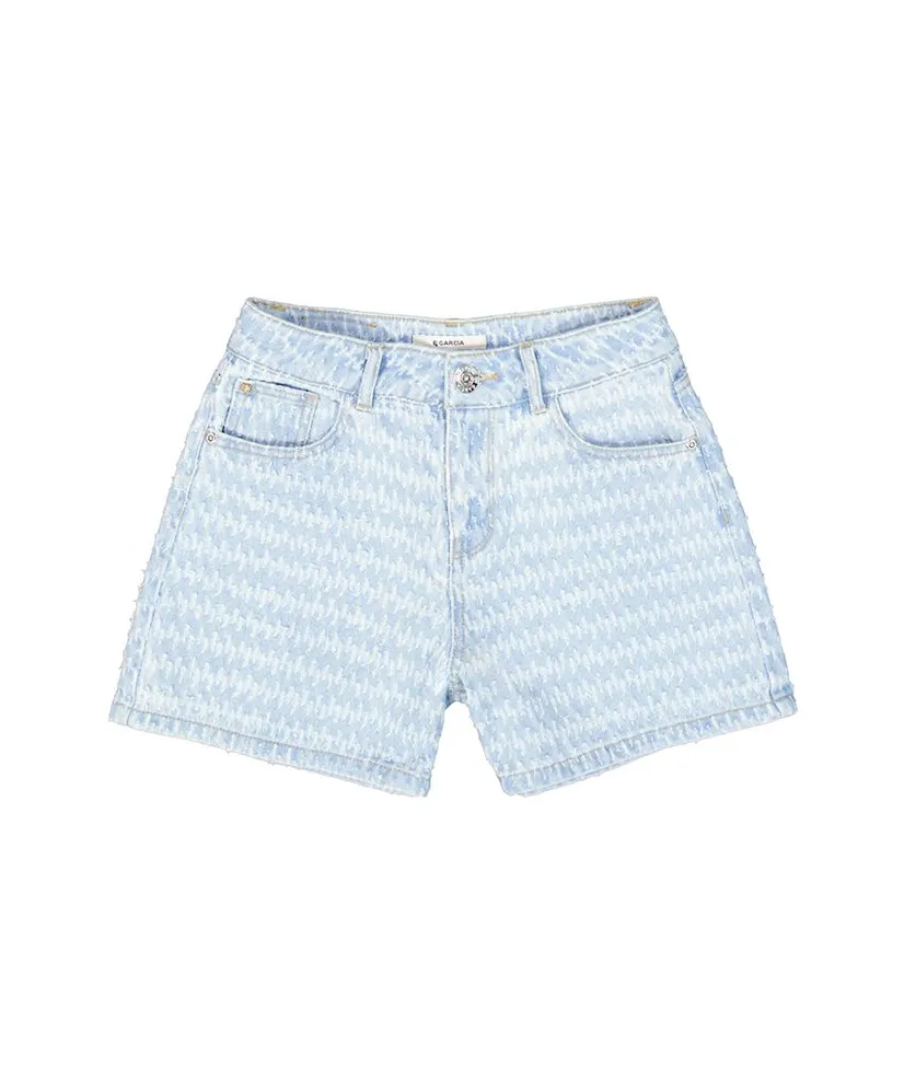 GARCIA Short Denim Structuur