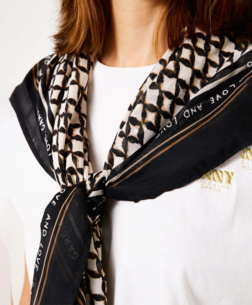 GARCIA Sjaal Allover Print