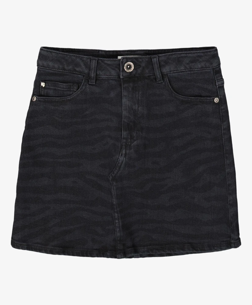 GARCIA Spijkerrok Zebraprint
