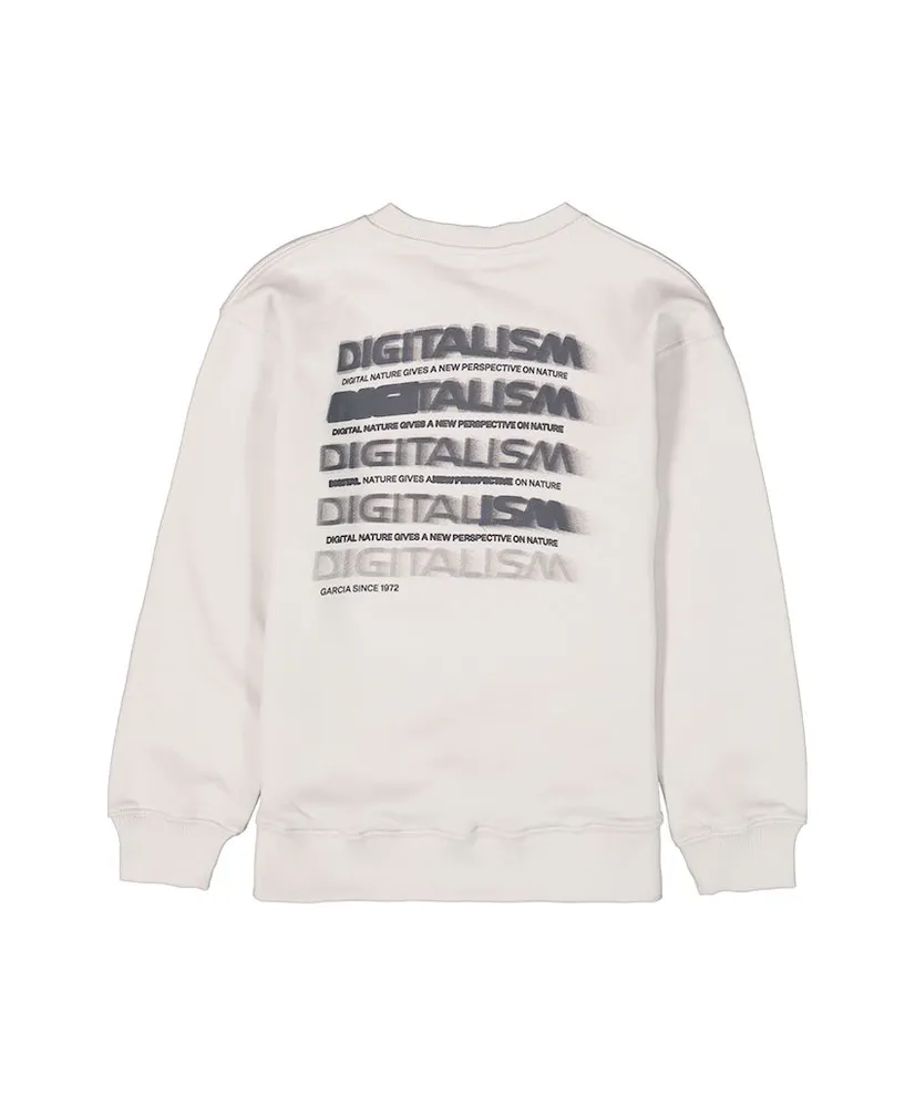 GARCIA Sweater Digitalism Backprint