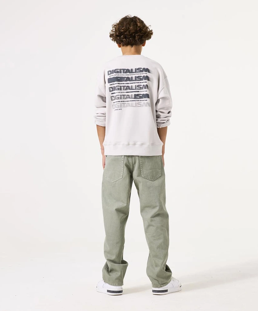 GARCIA Sweater Digitalism Backprint