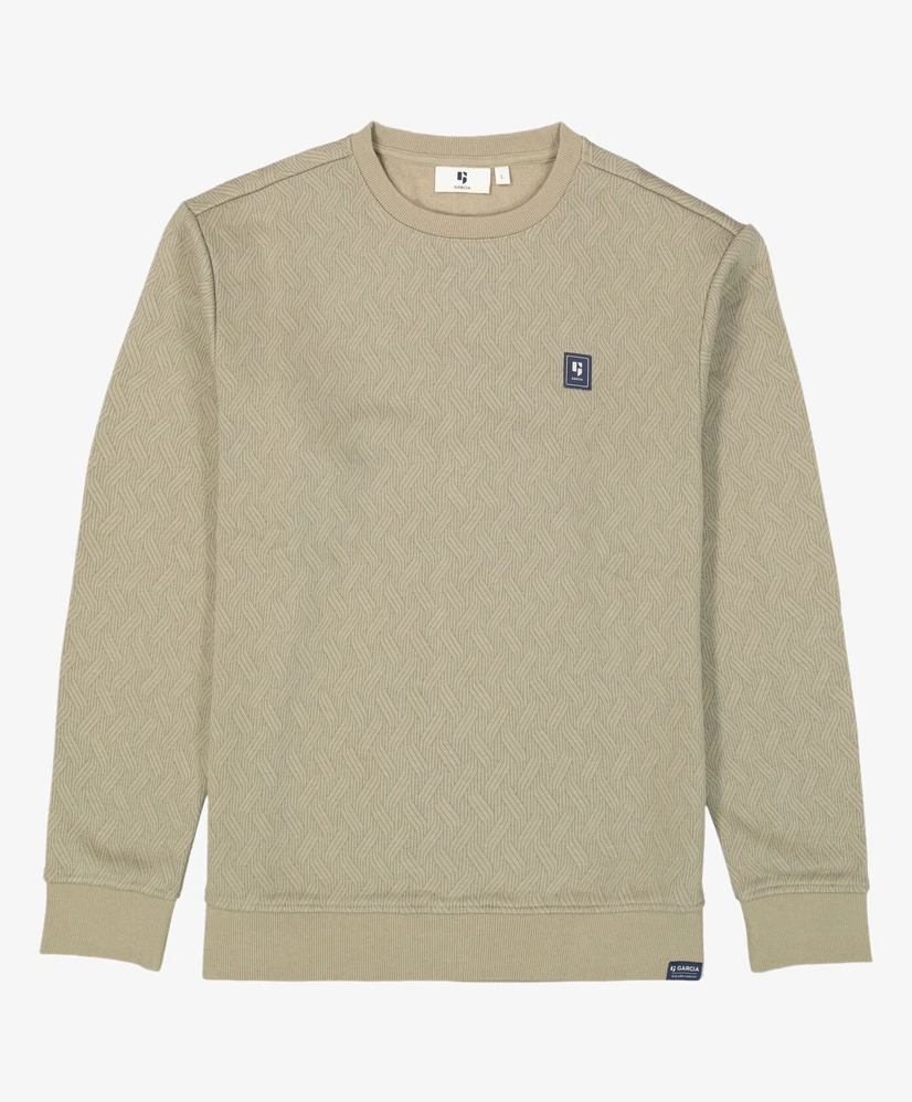 GARCIA Sweater Effen Patroon