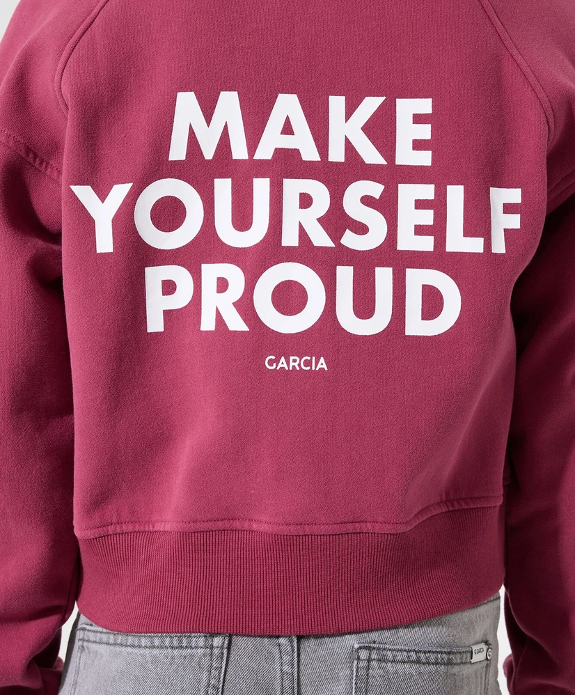 GARCIA Sweatvest Make Yourself Proud