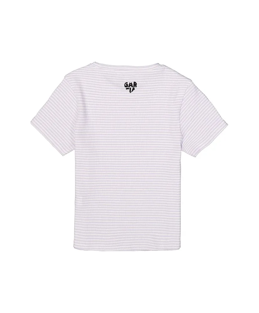GARCIA T-shirt Gestreept Rib
