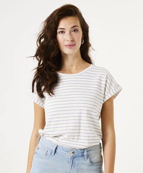 GARCIA T-shirt Gestreept