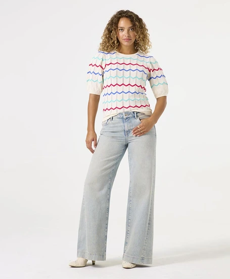 GARCIA T-shirt Gestreept