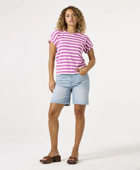 GARCIA T-shirt Gestreept