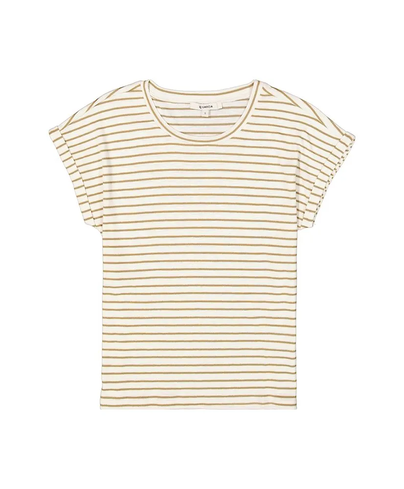 GARCIA T-shirt Gestreept