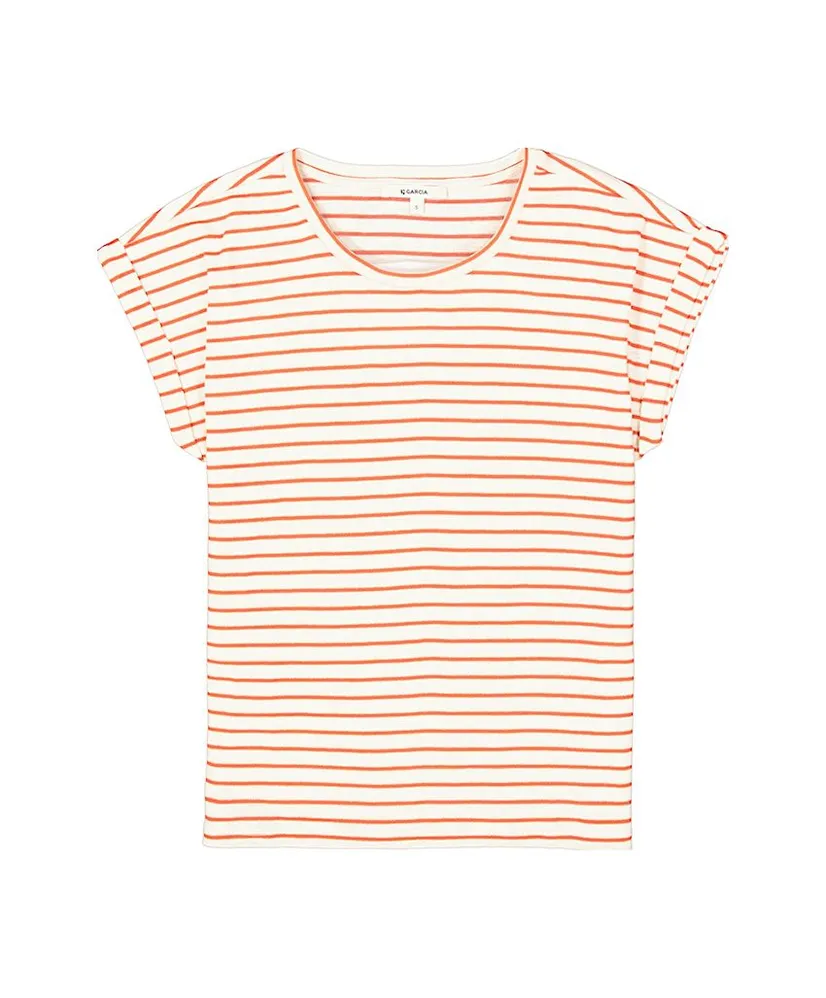 GARCIA T-shirt Gestreept