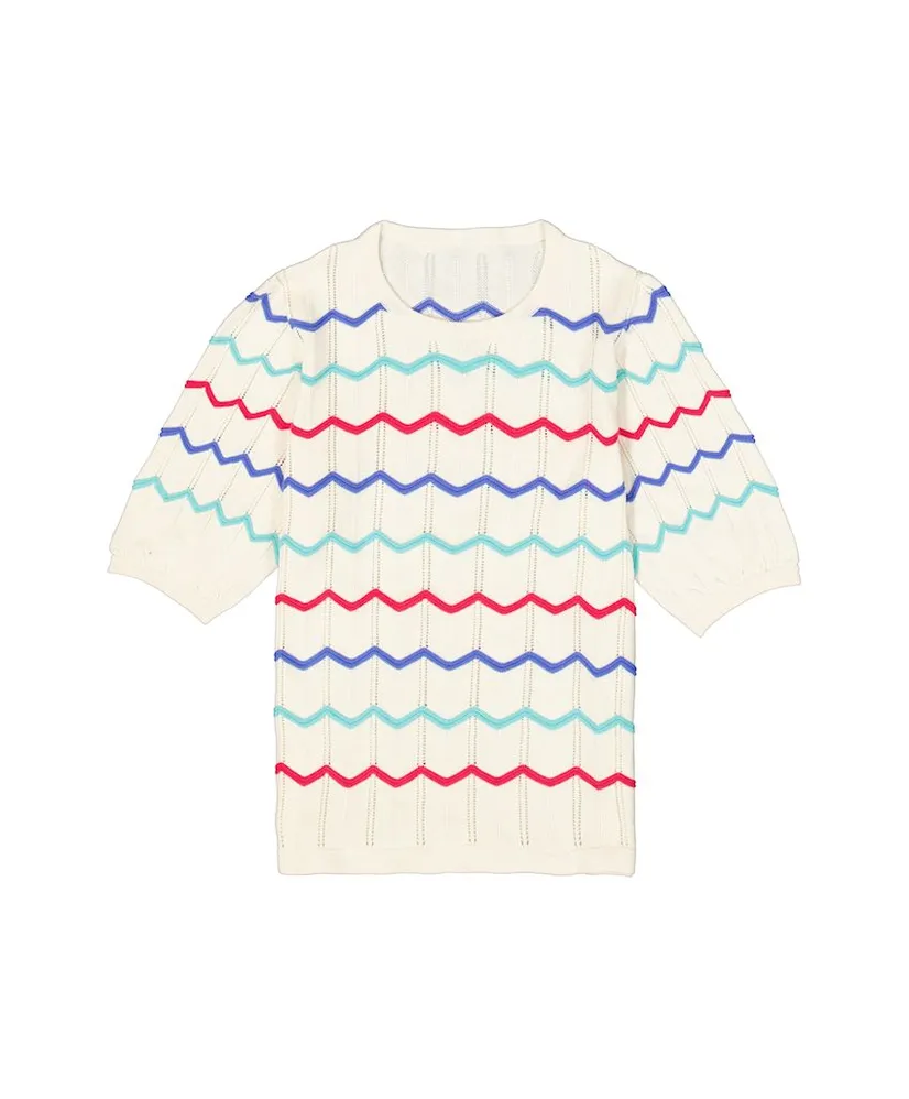GARCIA T-shirt Gestreept