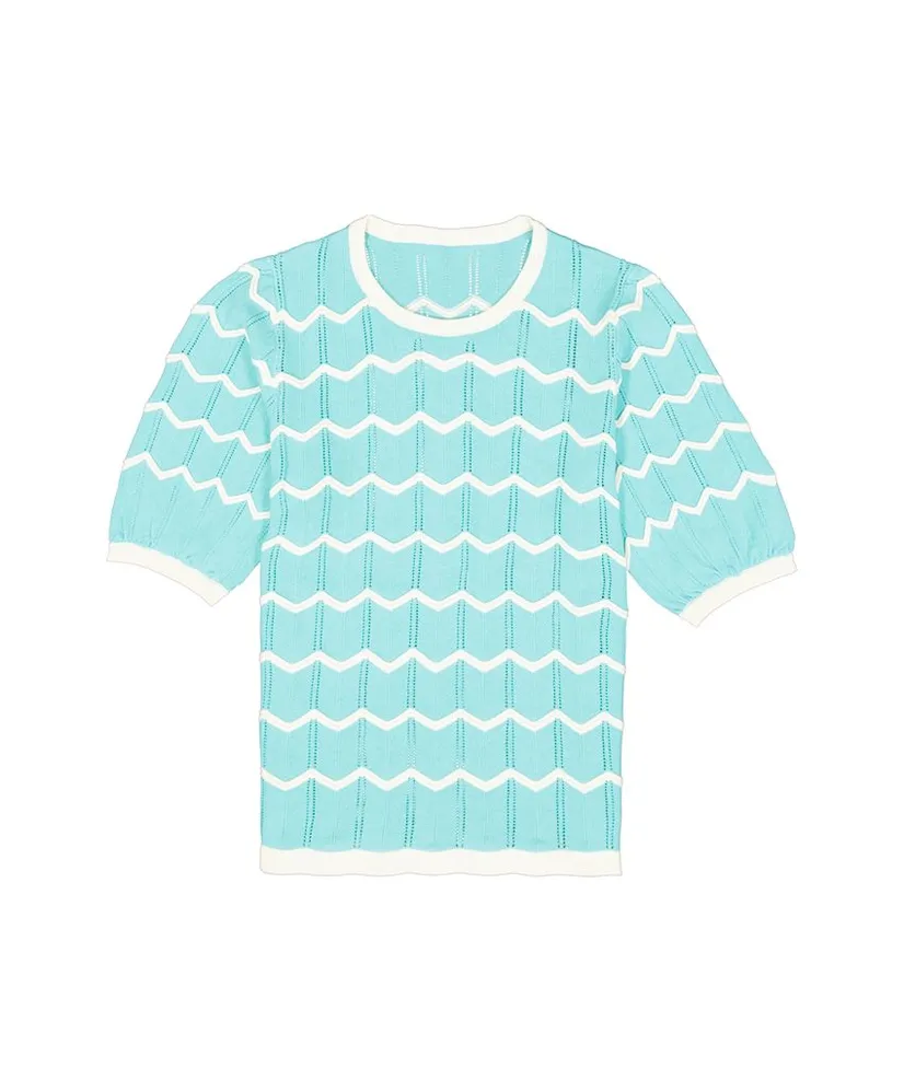 GARCIA T-shirt Gestreept