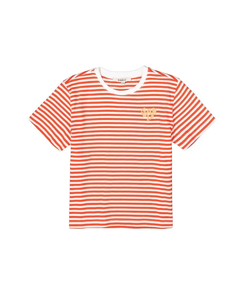 GARCIA T-shirt Gestreept