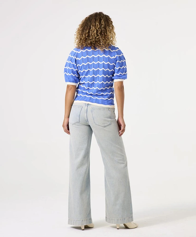 GARCIA T-shirt Gestreept