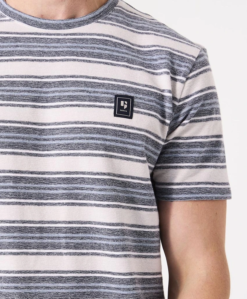 GARCIA T-shirt Gestreept