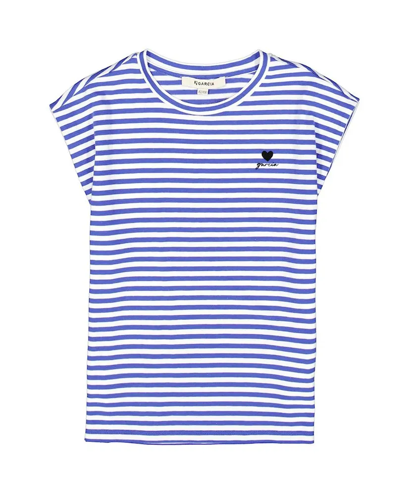 GARCIA T-shirt Gestreept