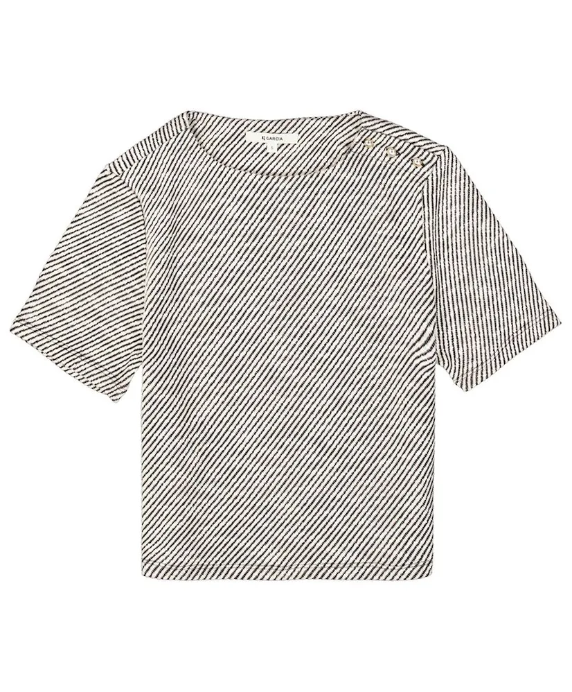 Garcia T-shirt Gestreept