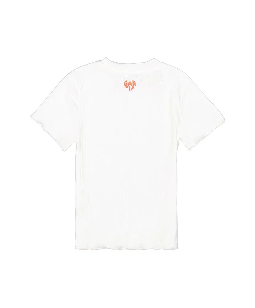 GARCIA T-shirt Rib Effen