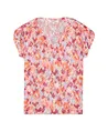 GARCIA T-shirt V-hals Allover Print