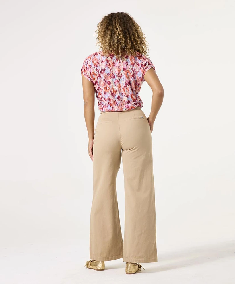 GARCIA T-shirt V-hals Allover Print