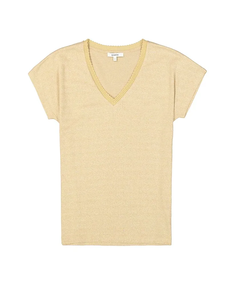 GARCIA T-shirt V-hals Glitter