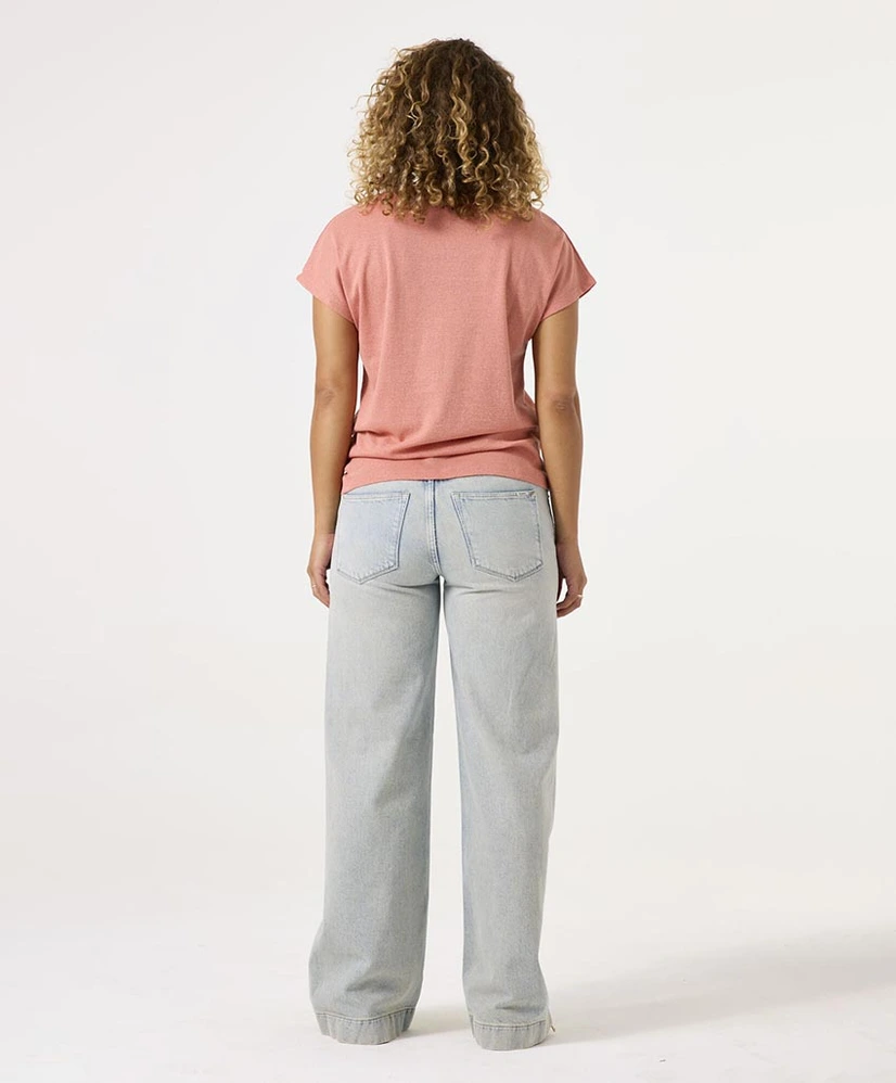 GARCIA T-shirt V-hals Glitter