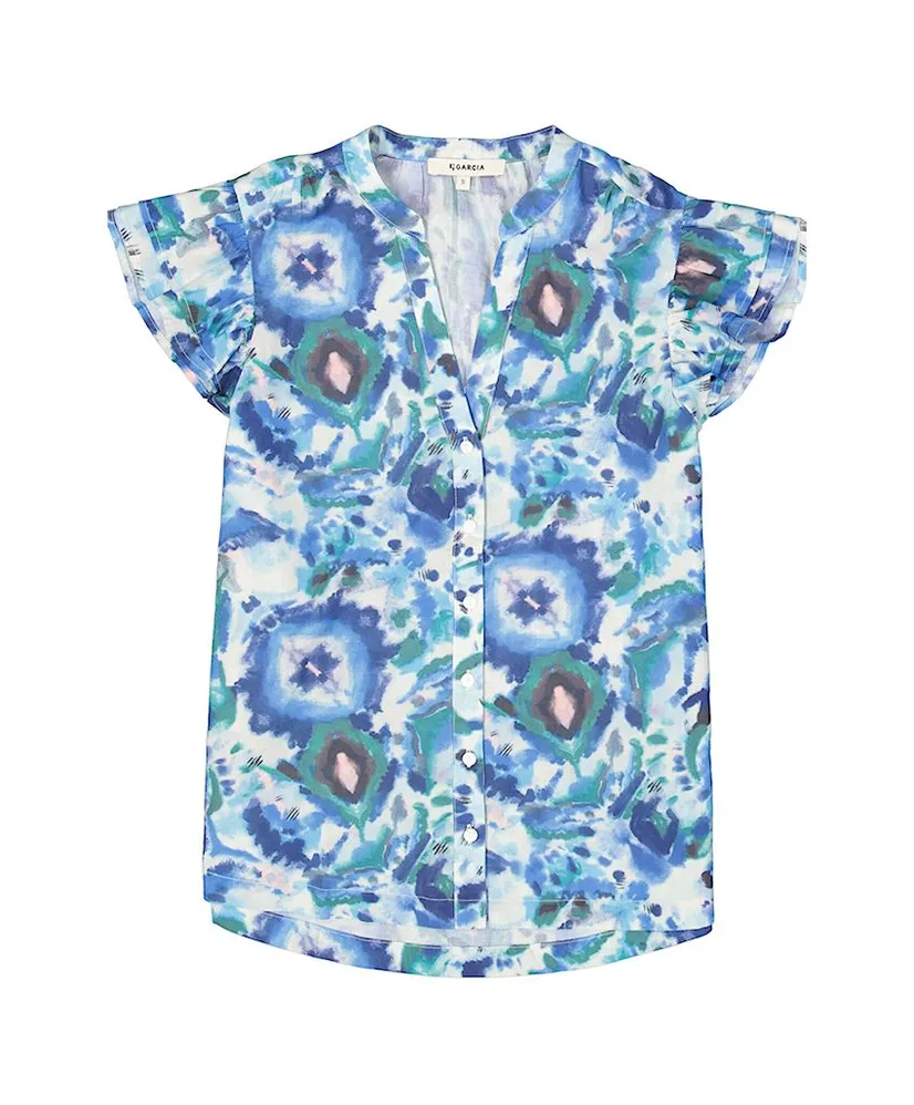 GARCIA Top Allover Print