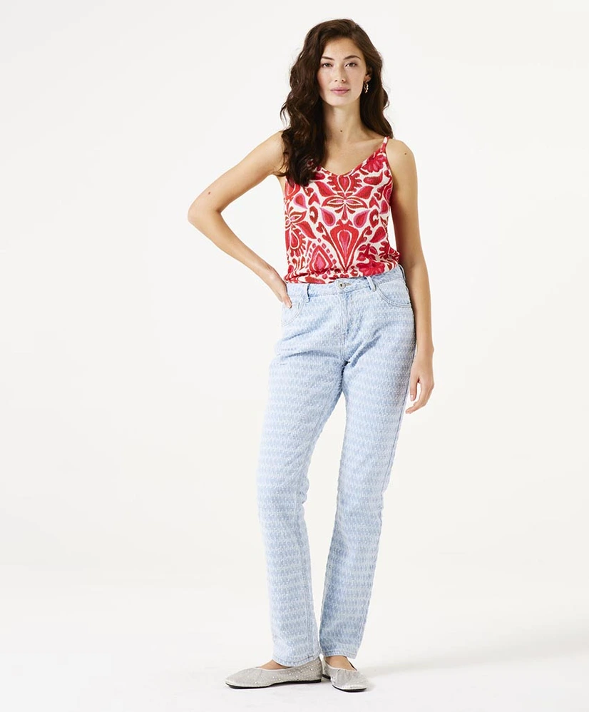 GARCIA Top Allover Print
