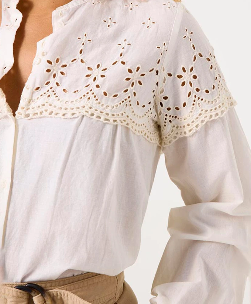 GARCIA Top Broderie