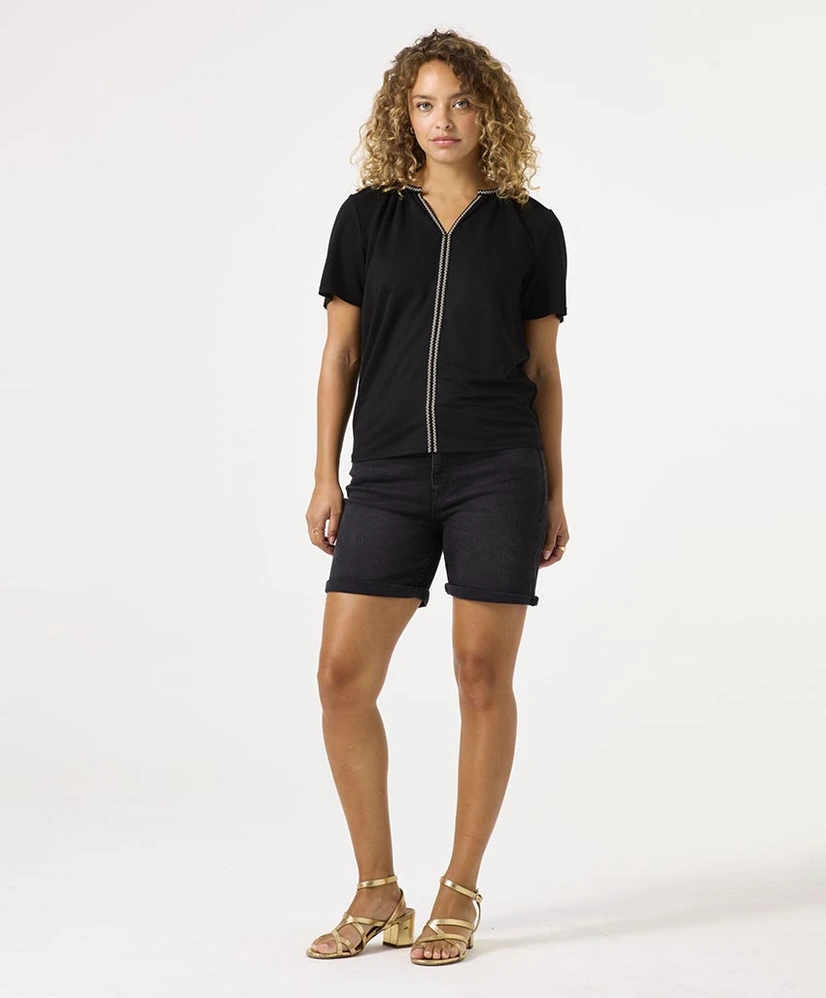 GARCIA Top Detail V-hals
