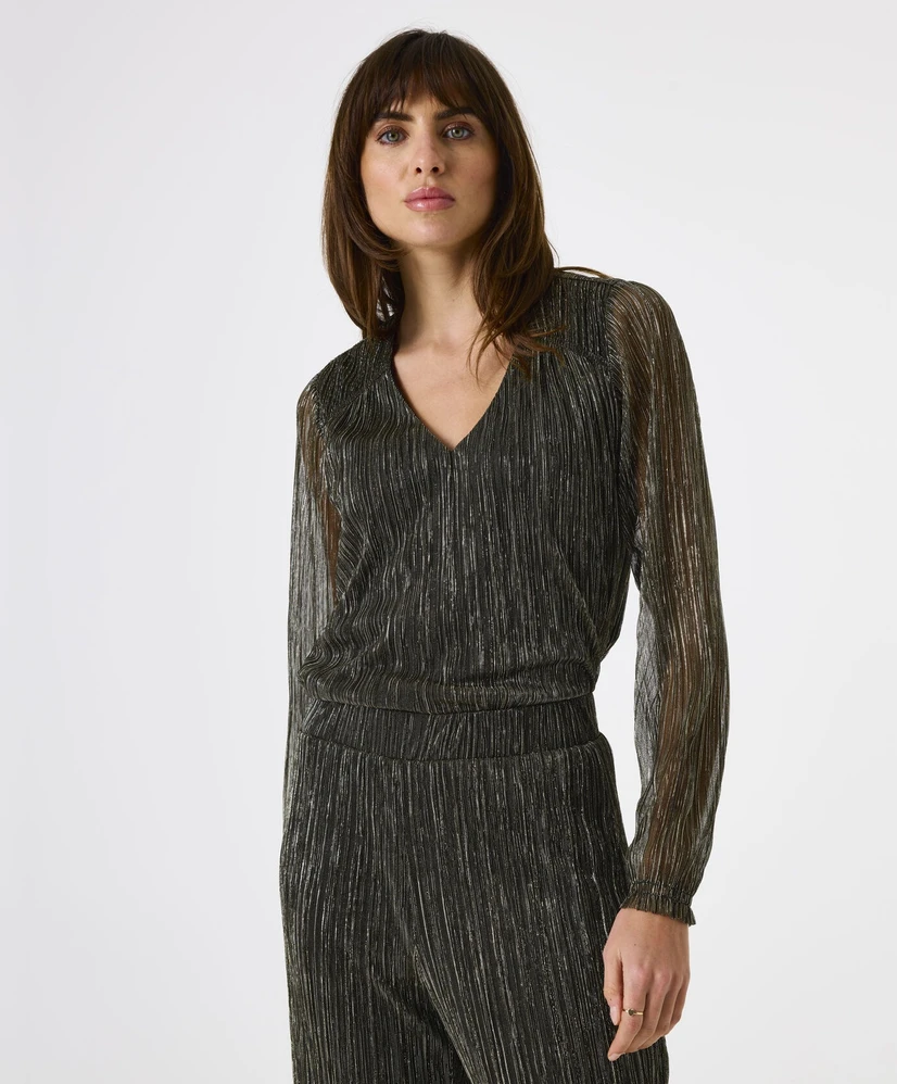 GARCIA Top Glitter Metallic
