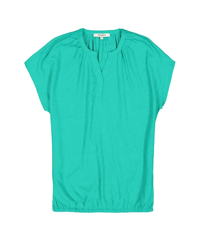 GARCIA Top V-hals Effen