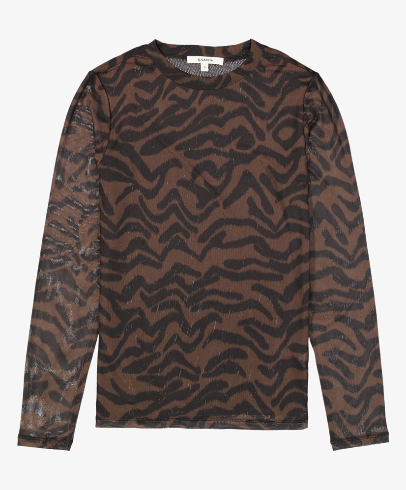 GARCIA Top Zebraprint