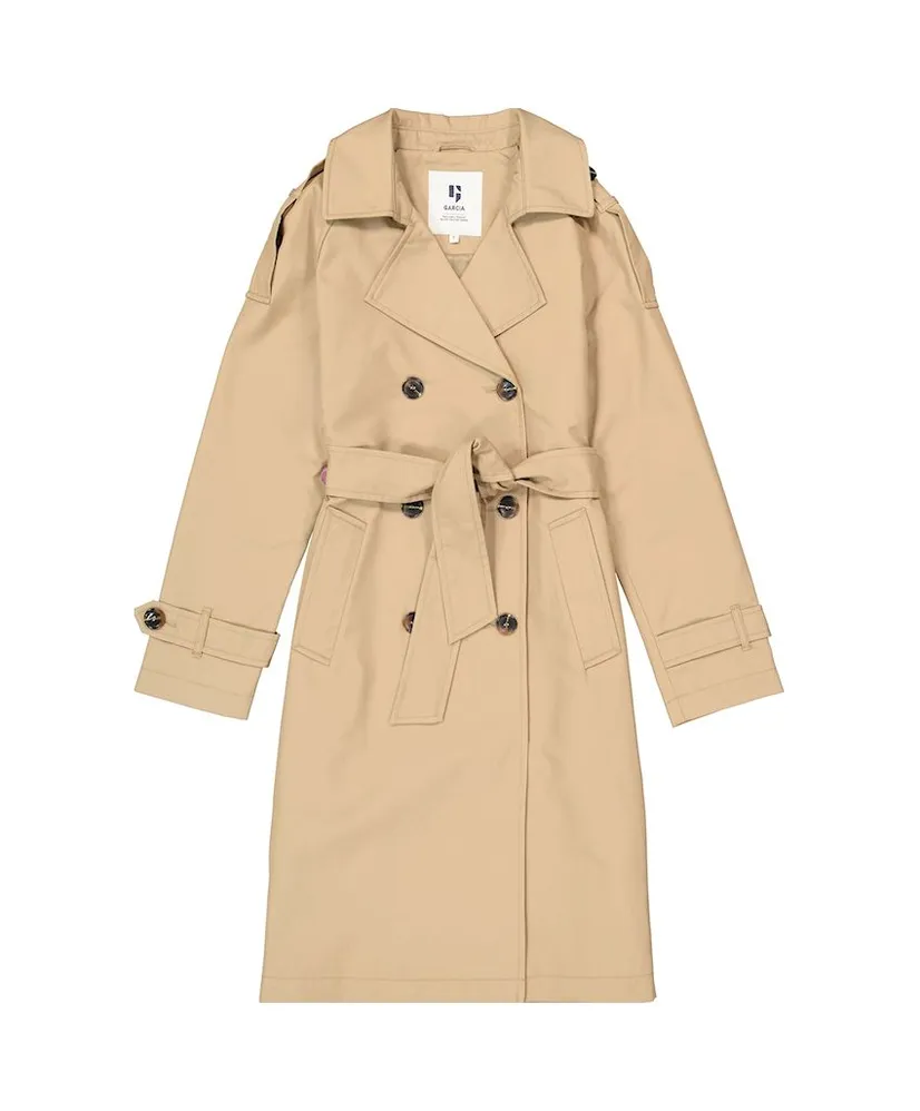 GARCIA Trenchcoat Effen