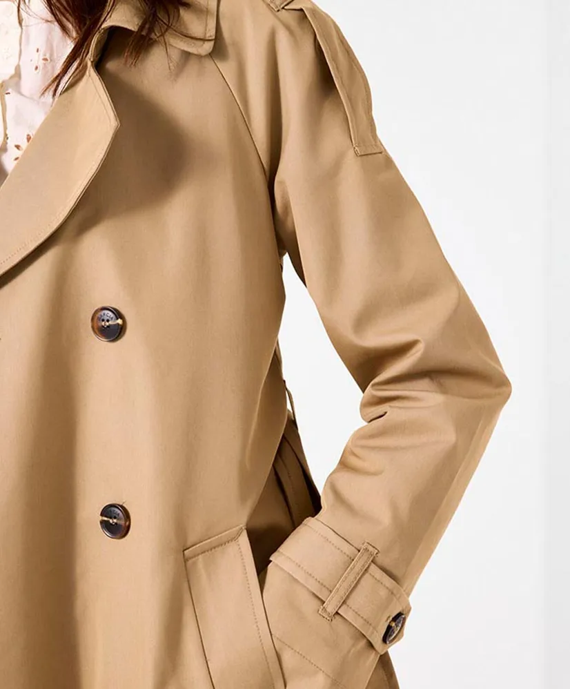 GARCIA Trenchcoat Effen