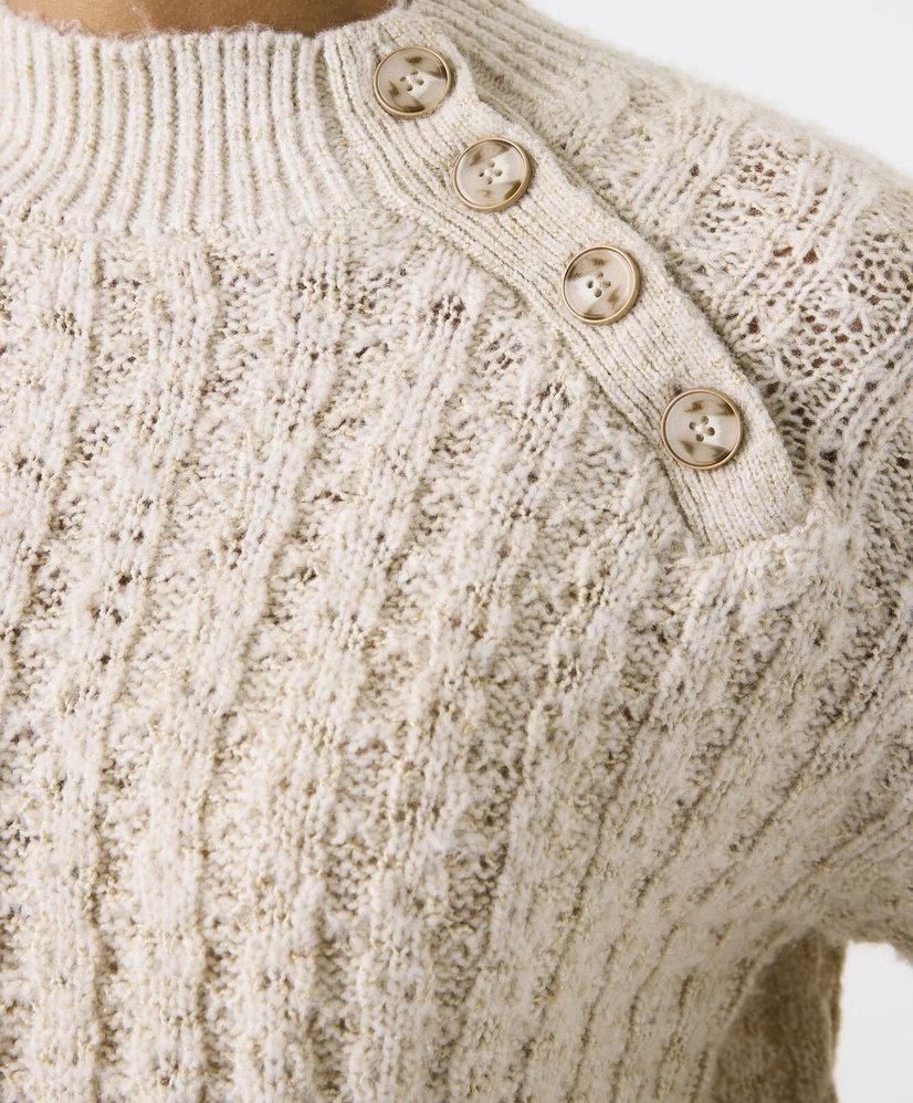 GARCIA Trui Buttons Knit