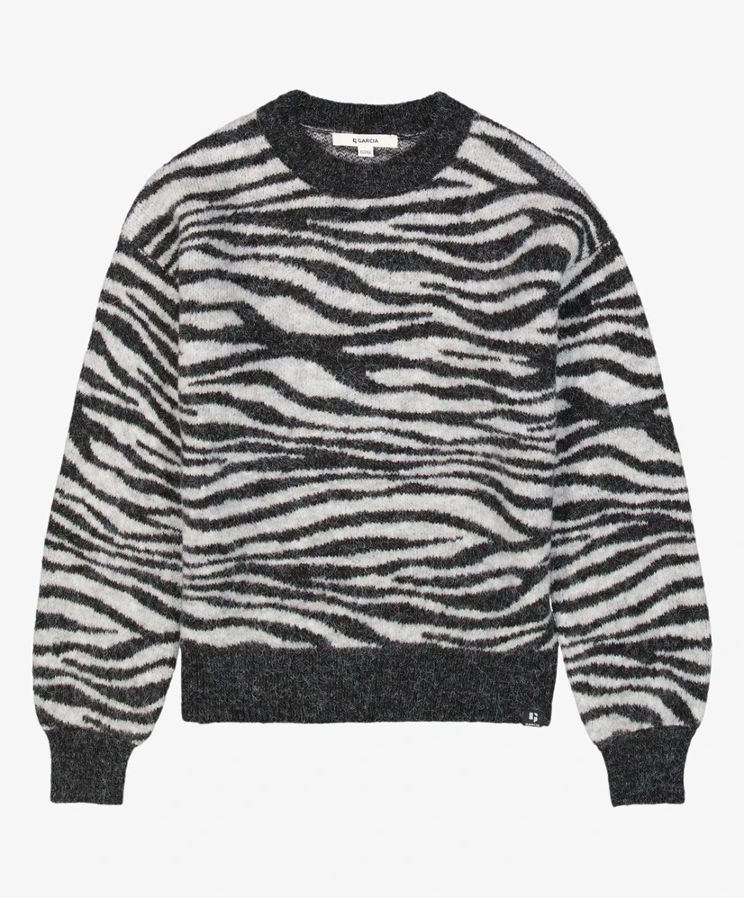 GARCIA Trui Zebraprint