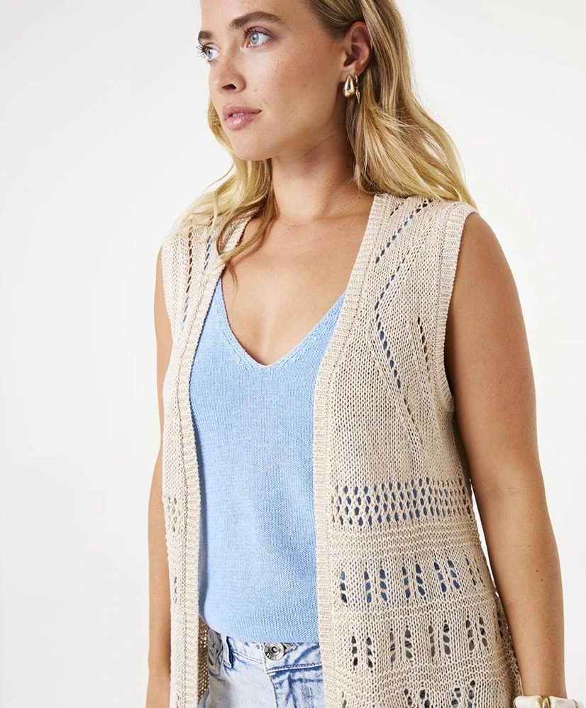 GARCIA Vest Gehaakt