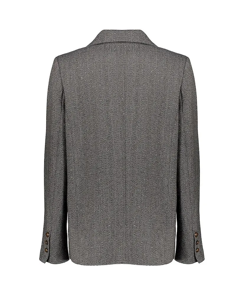 Geisha Blazer Herringbone Stones