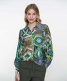 Geisha Blouse Allover Print