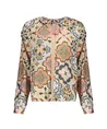 Geisha Blouse Allover Print