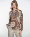 Geisha Blouse Allover Print