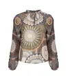 Geisha Blouse Allover Print