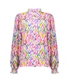 Geisha Blouse Allover Print