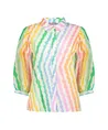 Geisha Blouse Allover Print