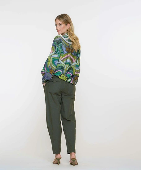 Geisha Blouse Allover Print