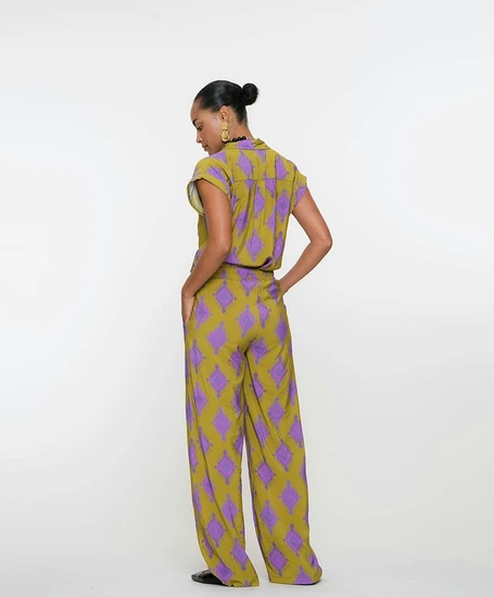 Geisha Blouse Allover Print