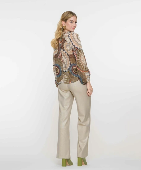 Geisha Blouse Allover Print