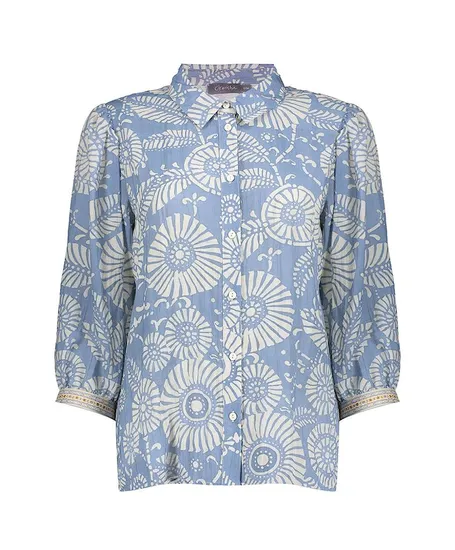 Geisha Blouse Allover Print