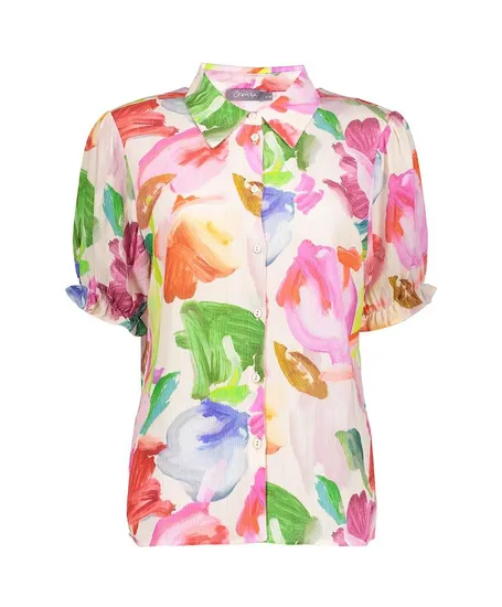 Geisha Blouse Allover Print