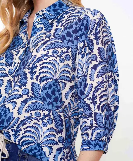 Geisha Blouse Allover Print